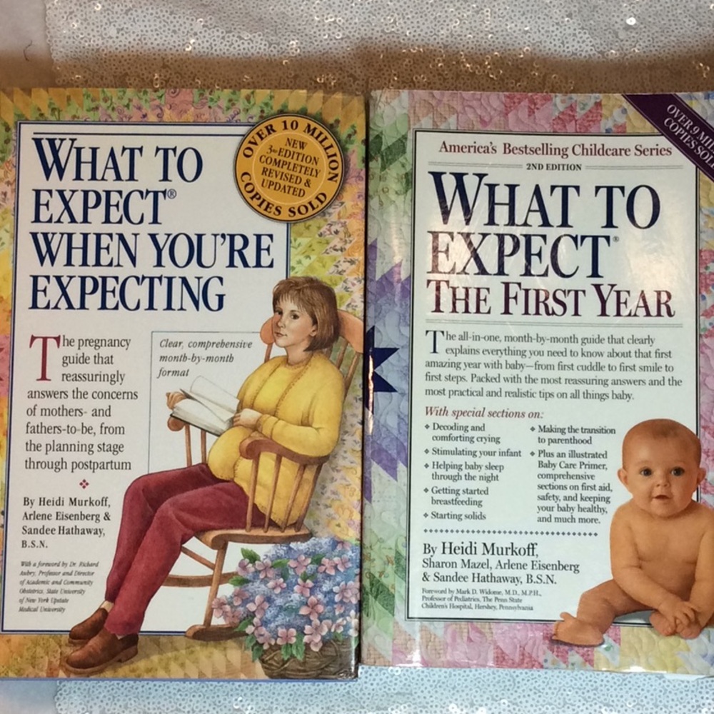 2 books - What to Expect When You’re Expecting &